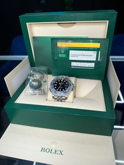 Rolex GMT-Master II 126710BLNR “Batgirl” Jubilee – 2020 – Full Set