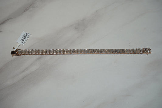 Emerald-Cut Diamond Tennis Bracelet - 44ct