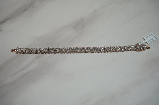 Pear-Cut Diamond Tennis Bracelet - 27ct