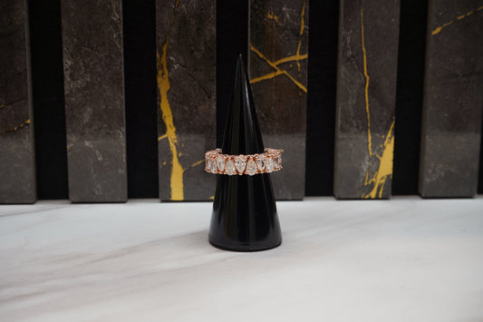 Pear-Cut Diamond Eternity Ring