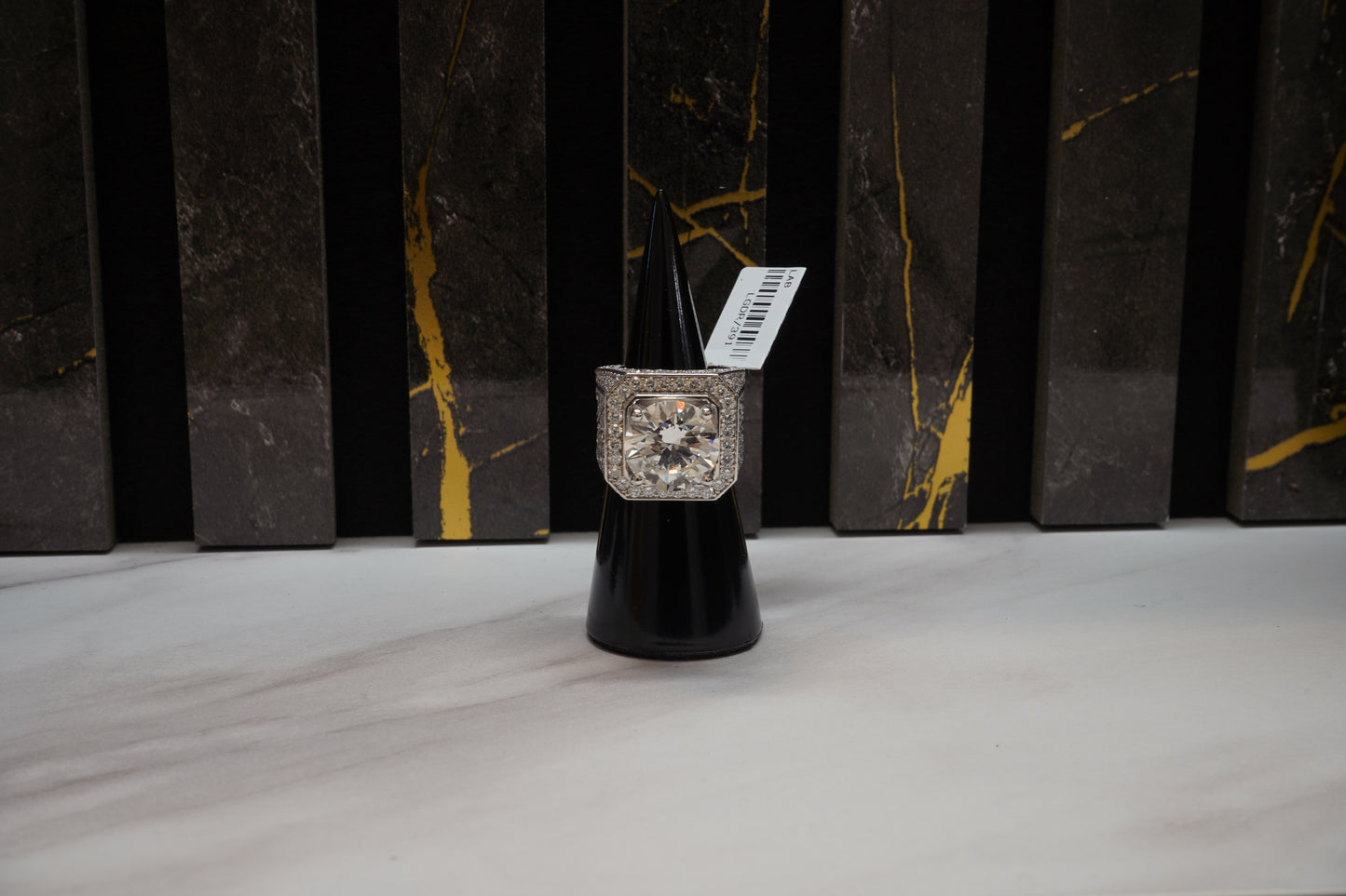 Solitaire Diamond Halo Ring
