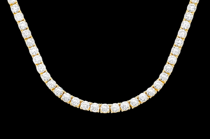 40pt Prong-Set Diamond Tennis Necklace - 45ctw