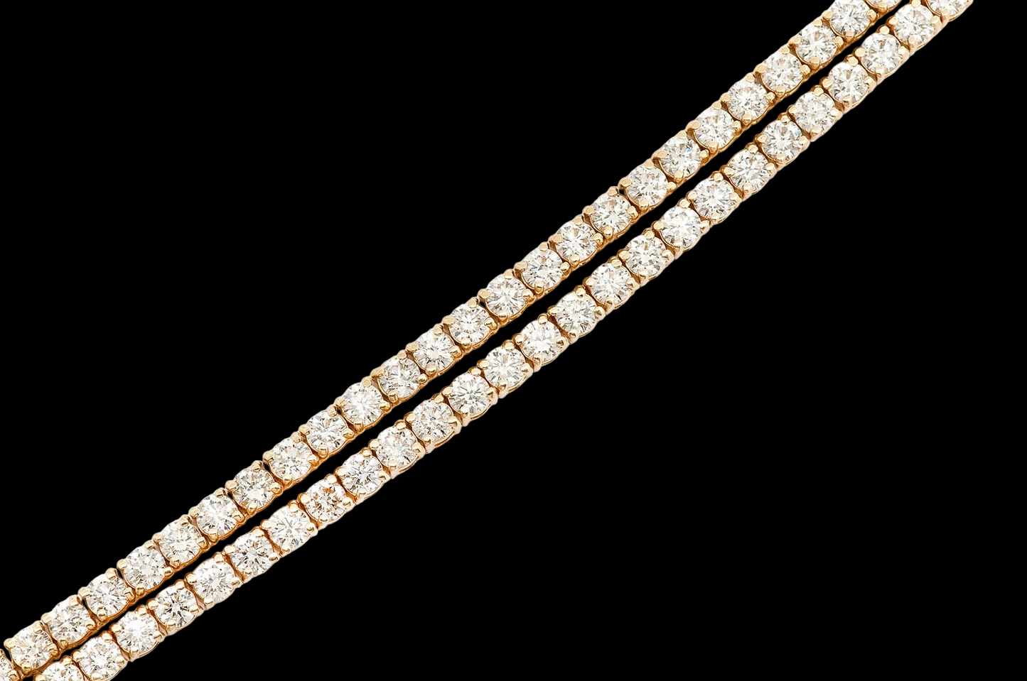 15pt Prong-Set Diamond Tennis Necklace - 22ctw