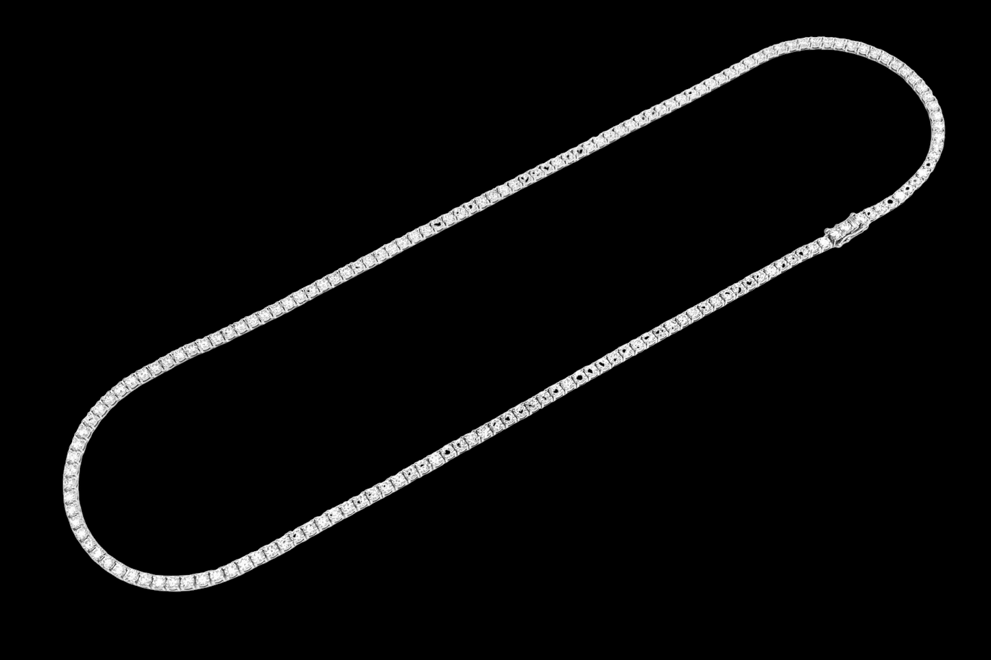 15pt Prong-Set Diamond Tennis Necklace - 22ctw