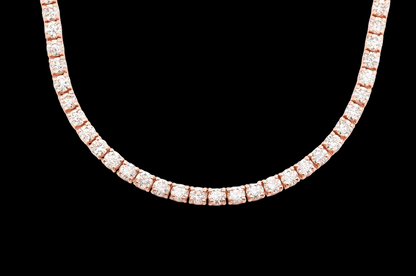 15pt Prong-Set Diamond Tennis Necklace - 22ctw