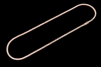 15pt Prong-Set Diamond Tennis Necklace - 22ctw