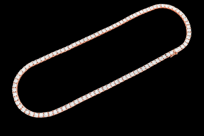 12pt Miracle-Set Diamond Tennis Necklace - 12ctw