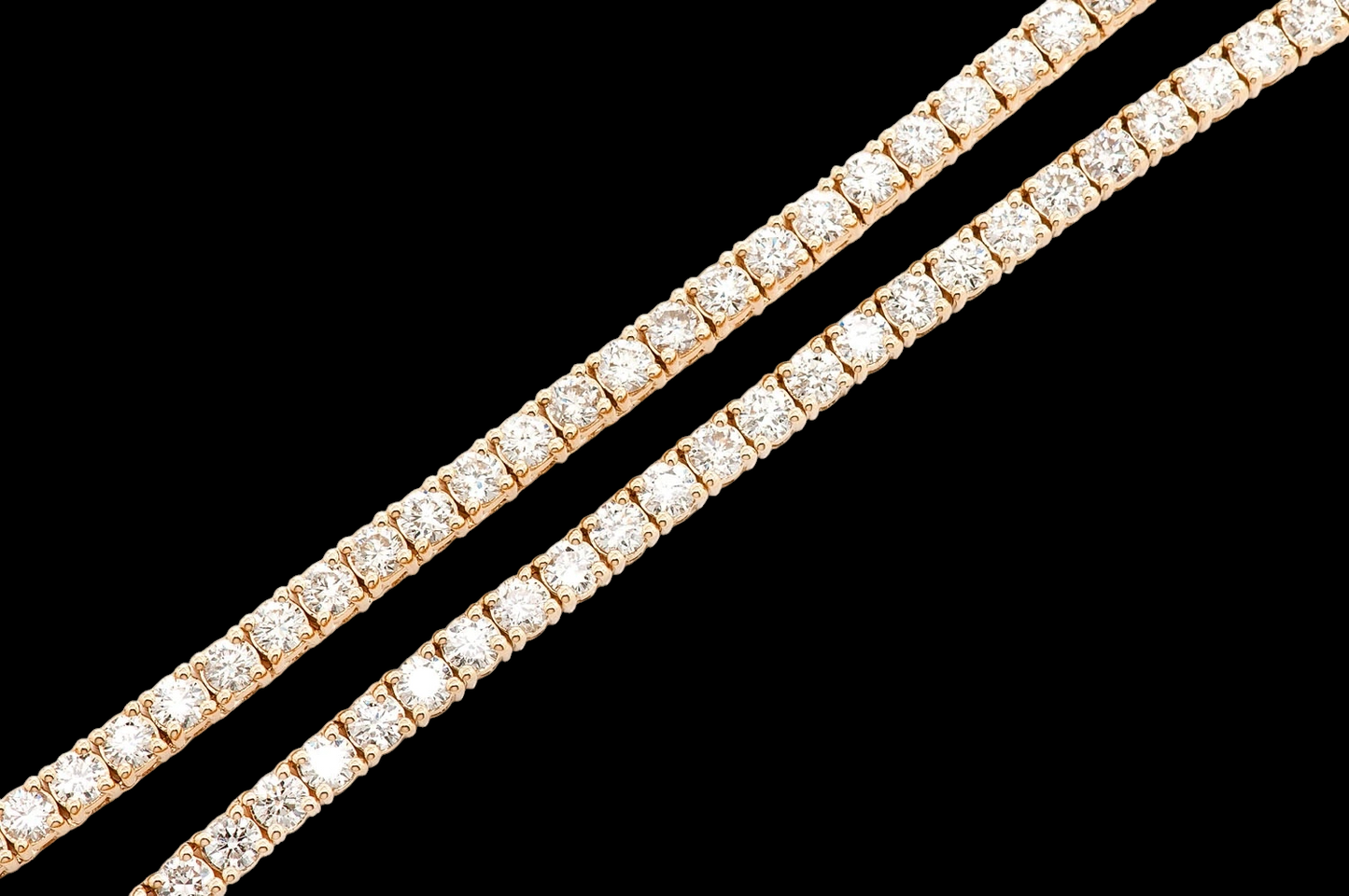 9pt Prong-Set Diamond Tennis Necklace - 15ctw