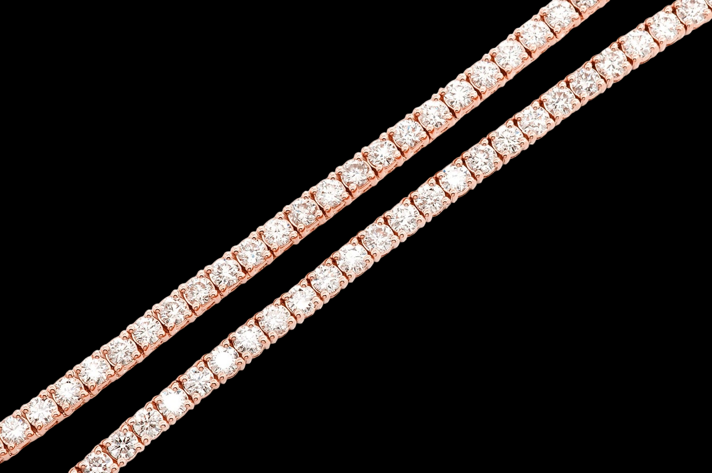 9pt Prong-Set Diamond Tennis Necklace - 15ctw