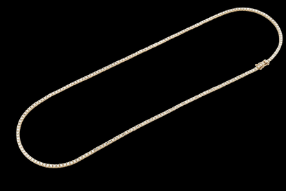 6pt Prong-Set Diamond Tennis Necklace - 10.5ctw