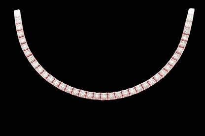 6pt Prong-Set Diamond Tennis Necklace - 10.5ctw