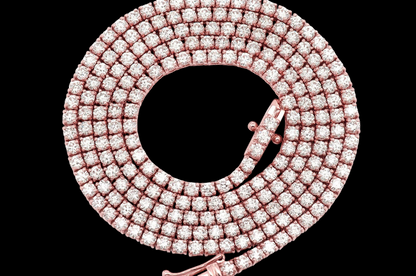 6pt Prong-Set Diamond Tennis Necklace - 10.5ctw