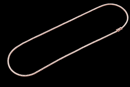 6pt Prong-Set Diamond Tennis Necklace - 10.5ctw