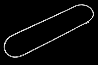 5pt Prong-Set Diamond Tennis Necklace - 11ctw