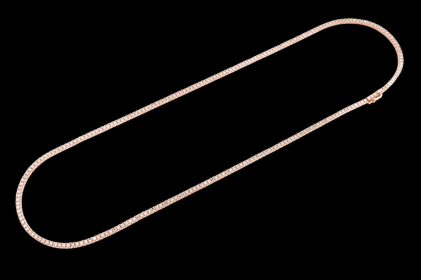 5pt Prong-Set Diamond Tennis Necklace - 11ctw