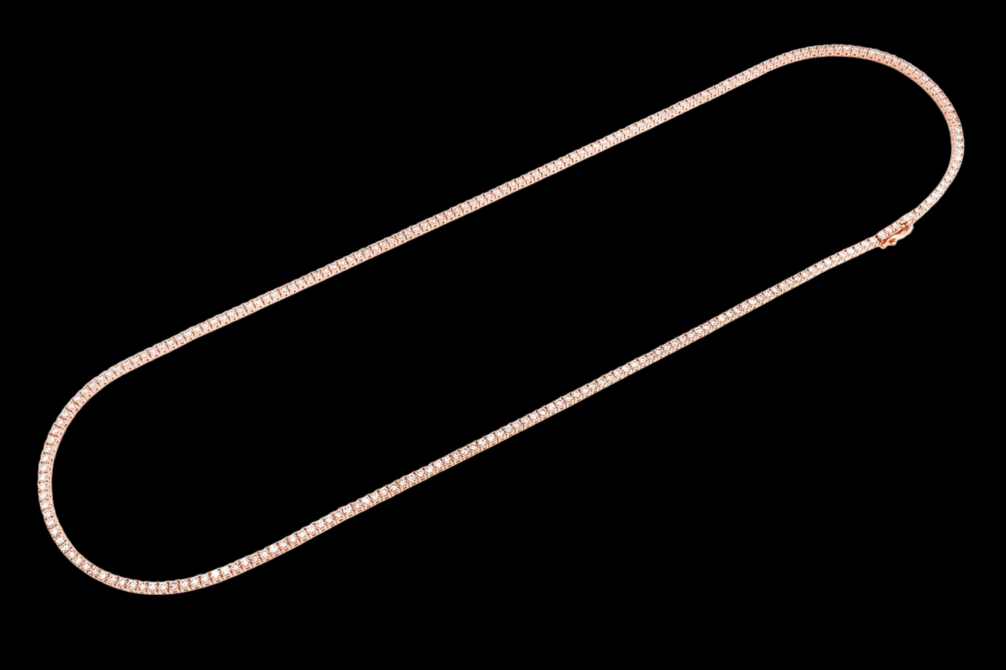 4pt Prong-Set Diamond Tennis Necklace - 8.75ctw