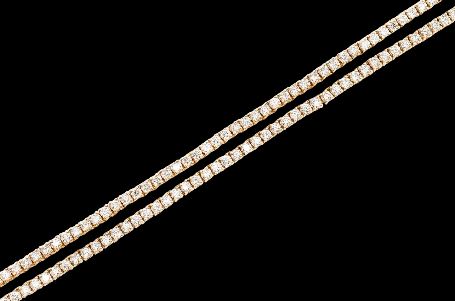 3pt Prong-Set Diamond Tennis Necklace - 6.5ctw